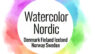 Watercolor nordic sivuston taiteilijoiden esittelyjä galleria ART anukalassa